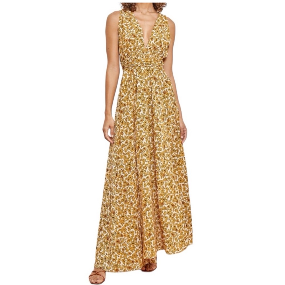 Lulu’s These are the Days Floral Print Maxi Dress